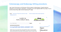 Desktop Screenshot of colonoscopyandendoscopybilling.com